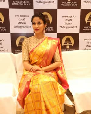 Actress Lavanya Tripathi Launches Kamakshi Silks Photos | Picture 1581372