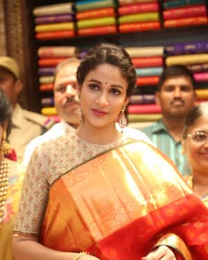 Actress Lavanya Tripathi Launches Kamakshi Silks Photos | Picture 1581363