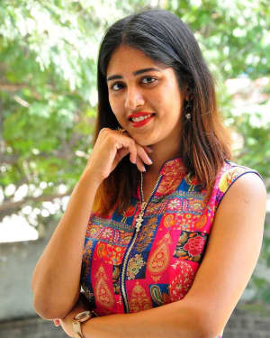 Chandini Chowdary Photos at Manu Movie Interview | Picture 1595966