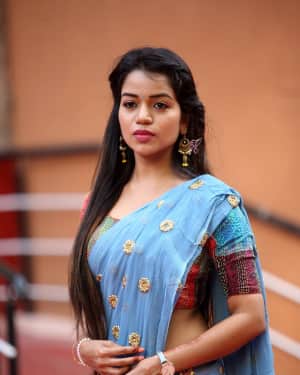 Actress Bhavya Sri Photos at Inauguration Of Indian Silk Expo | Picture 1595988