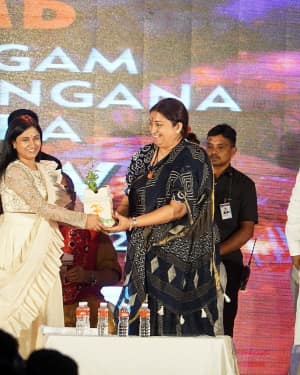 Celebs at Maggam Telangana Vastra Show at N Convention Photos